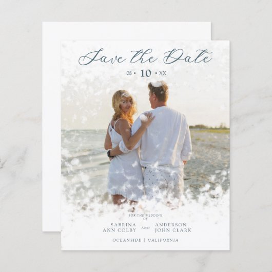 ズバ結婚ジェットミニマリストビーチサマー写真 (正面/裏面)