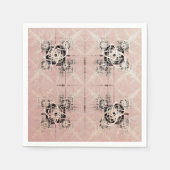 ズパステル考えるツイストペーパーナプキン スタンダードカクテルナプキン (正面)