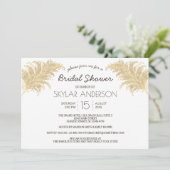 ズパンパ結婚スグラスタンオンホワイトブライダルシャワー 招待状 (スタンド正面)