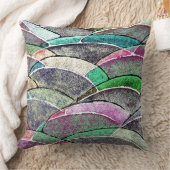 ズヒルズ転がウォーターカラー抽象芸術アート装飾用クッション クッション (ブランケット)