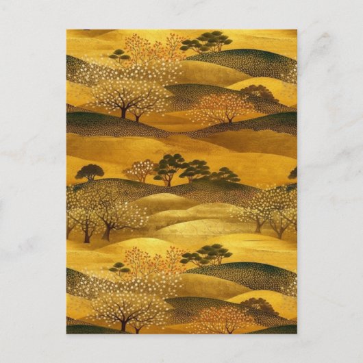 ズヒルズ転がランドスケープ千代紙 ポストカード (正面)