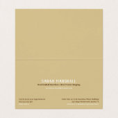 ズヒルズ転が折り畳み名刺 名刺 (内部フラット)