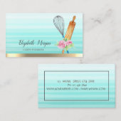 ズピ転がンウィスクストライプベーカリー 名刺 (正面/裏面)