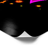 ズフ感じアンタスティックハロウィンヴァンパイアデザイン ポスター (コーナー)