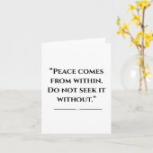 ズブインスパイアッダ引用文 カード (黄色い花)