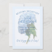 ズブレックフ結婚ァーストニューライウェイズブルー天国招待状 招待状 (正面)