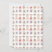 ズブ結婚ランチティーパーティーブライダルシャワー 招待状 (裏面)