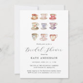 ズブ結婚ランチティーパーティーブライダルシャワー 招待状 (正面)