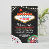 ズベガス結婚カジノ招待状 招待状 (スタンド正面)