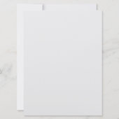 ズベル結婚結婚式招待状 招待状 (裏面)