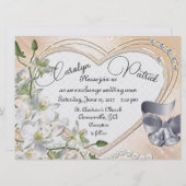 ズベル結婚結婚式招待状 招待状 (正面/裏面)