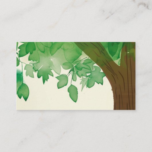 ズベー読ビーシッター託児所託児先生 名刺 (裏面)