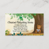 ズベー読ビーシッター託児所託児先生 名刺 (正面)