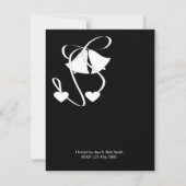 ズベ結婚ルズ婚約招待状 招待状 (裏面)