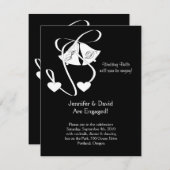 ズベ結婚ルズ婚約招待状 招待状 (正面/裏面)