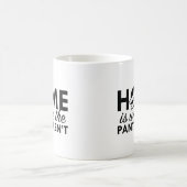ズボンが無いのが我が家 コーヒーマグカップ (中央)