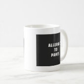 ズボンにアレルギー コーヒーマグカップ (正面右)