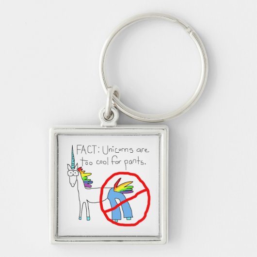 ズボンのための余りにカッコいい キーホルダー (正面)