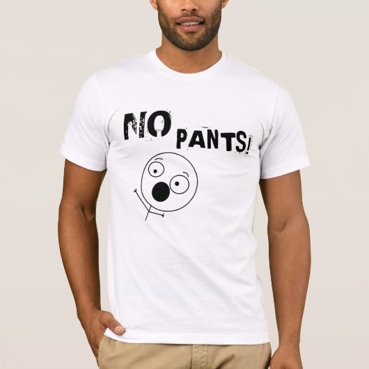 ズボンのティー無し Tシャツ (正面)
