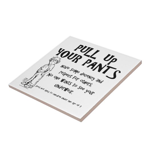 ズボンを引き上げる タイル (側面)