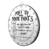 ズボンを引き上げる ダーツボード (正面右)