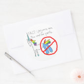 ズボンカッコいいが足りない ラウンドシール (封筒)