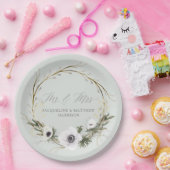 ズボ結婚ホモダンリースアネモネリース ペーパープレート (パーティー)