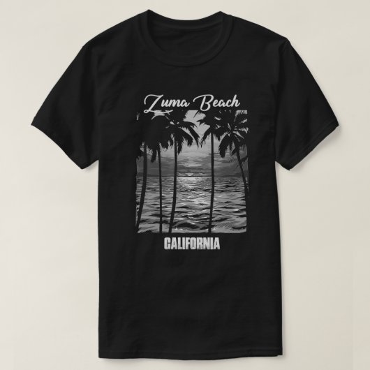 ズマビーチ土産カリフォルニアリマインダー Tシャツ (デザイン正面)