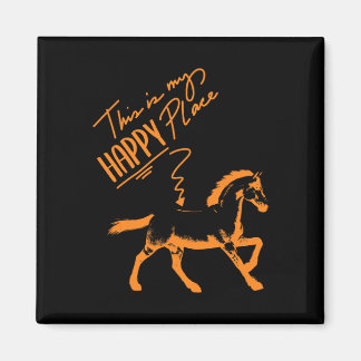 ズムレイテンゲボレン馬女の子ライダーホースギフト マグネット