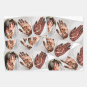 ズメ結婚ンディデザインメンディクリエイティブ招待状 ラッピングペーパーシート (正面)