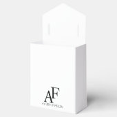 ズモノグラム結婚ブラックアンドホワイトゲスエレガントト フェイバーボックス (オープン)