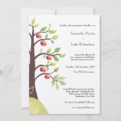 ズモノグラ結婚ムリンゴ樹園国立招待状 招待状 (裏面)