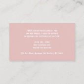 ズモバぶら下がったイベビークリブルームデコール 名刺 (裏面)