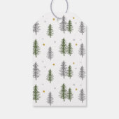 ズモーレスキャンピングキャンプファイアグリーナリーバースデー ギフトタグ (裏面)