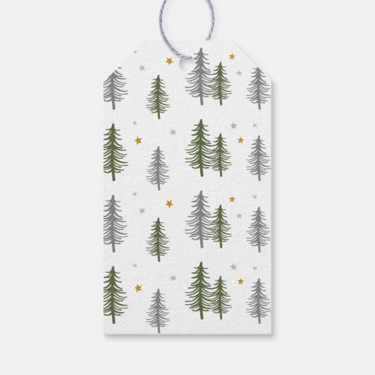 ズモーレスキャンピングキャンプファイアグリーナリーバースデー ギフトタグ (裏面)