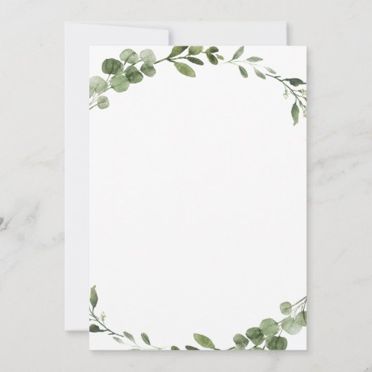 ズモーレスキャンプファイアーグリーンリー誕生日 招待状 (裏面)