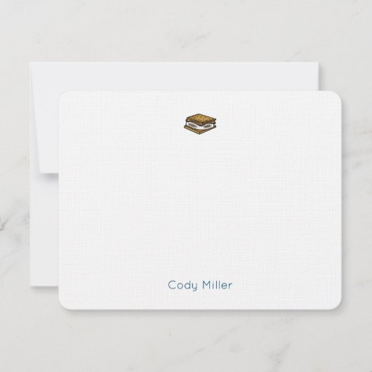 ズモーレスハッピーカンパーサマーナイツ誕生日 ノートカード (正面)