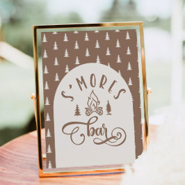 ズモーレスバーキャンプワンハッピーキャンパー誕生日 ポスター