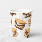 ズモーレス秋焚き火アウトドアパーティー 紙コップ (裏面)