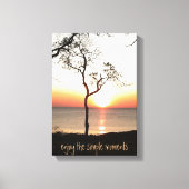 ズライフインスパイア引用文サンライズプリント キャンバスプリント (正面)
