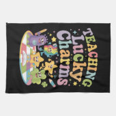 ズラッ教えクチャーム先生St patricks day キッチンタオル (横)