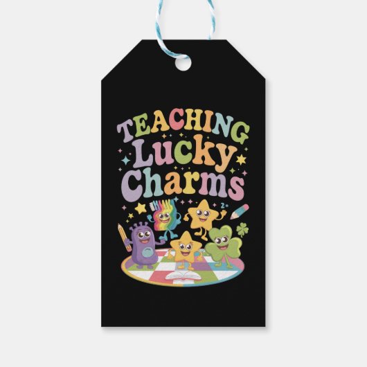 ズラッ教えクチャーム先生St patricks day ギフトタグ (裏面)