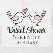 ズラブバ結婚リズラブバードブライダルシャワー ビールラベル (シングルラベル)