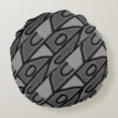 ズラ絵画ランブラバルセロナ装飾用クッション ラウンドクッション (裏面)