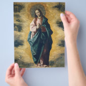 ズルバランによる無垢な受胎 チラシ (手)