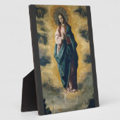 ズルバランによる無垢な受胎 フォトプラーク (側面)