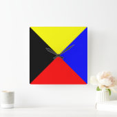 ズル スクエア壁時計 (ホーム)