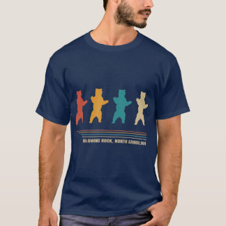 ズロック吹ノースカロライナヴィンテージベアレトロ Tシャツ