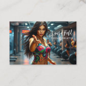 ズンバインストラクター/パーソナルトレーナー 名刺 (正面)