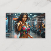 ズンバインストラクター/パーソナルトレーナー 名刺 (裏面)